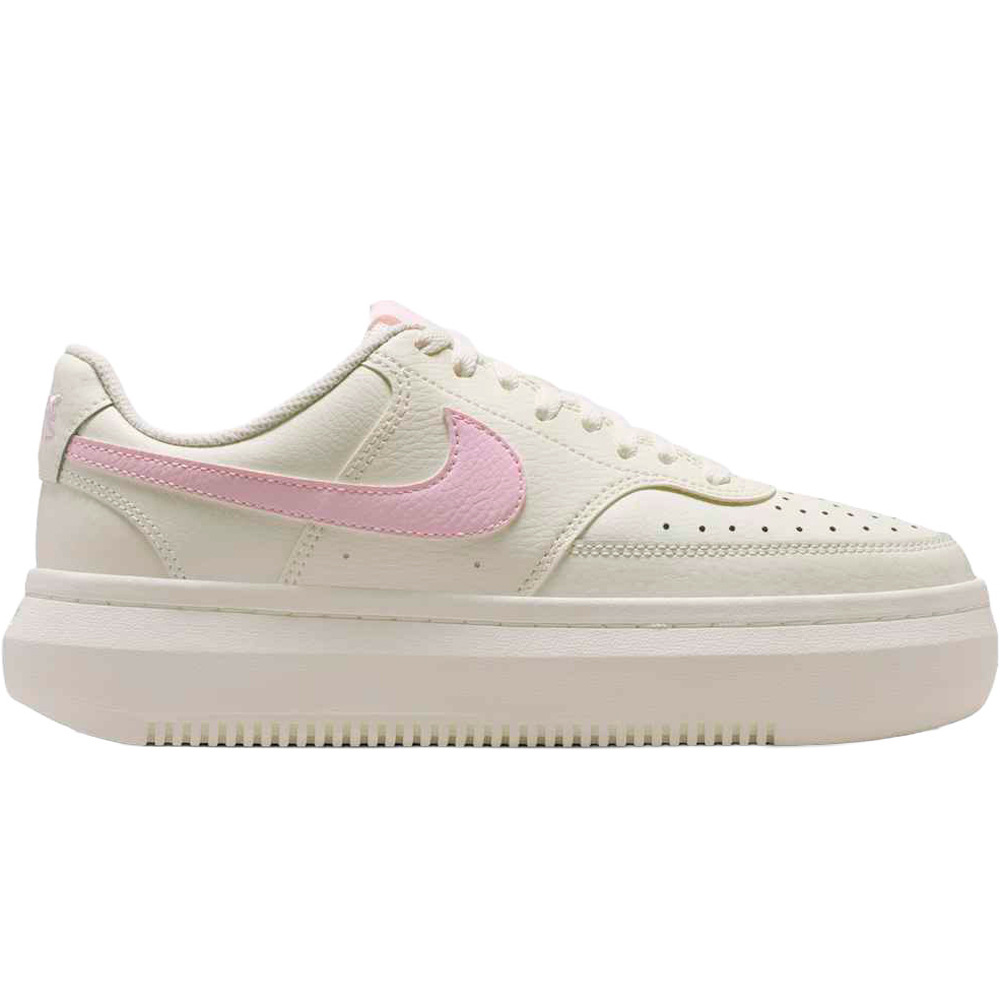 Court vision alta ltr zapatilla moda mujer Blanco (38,5)