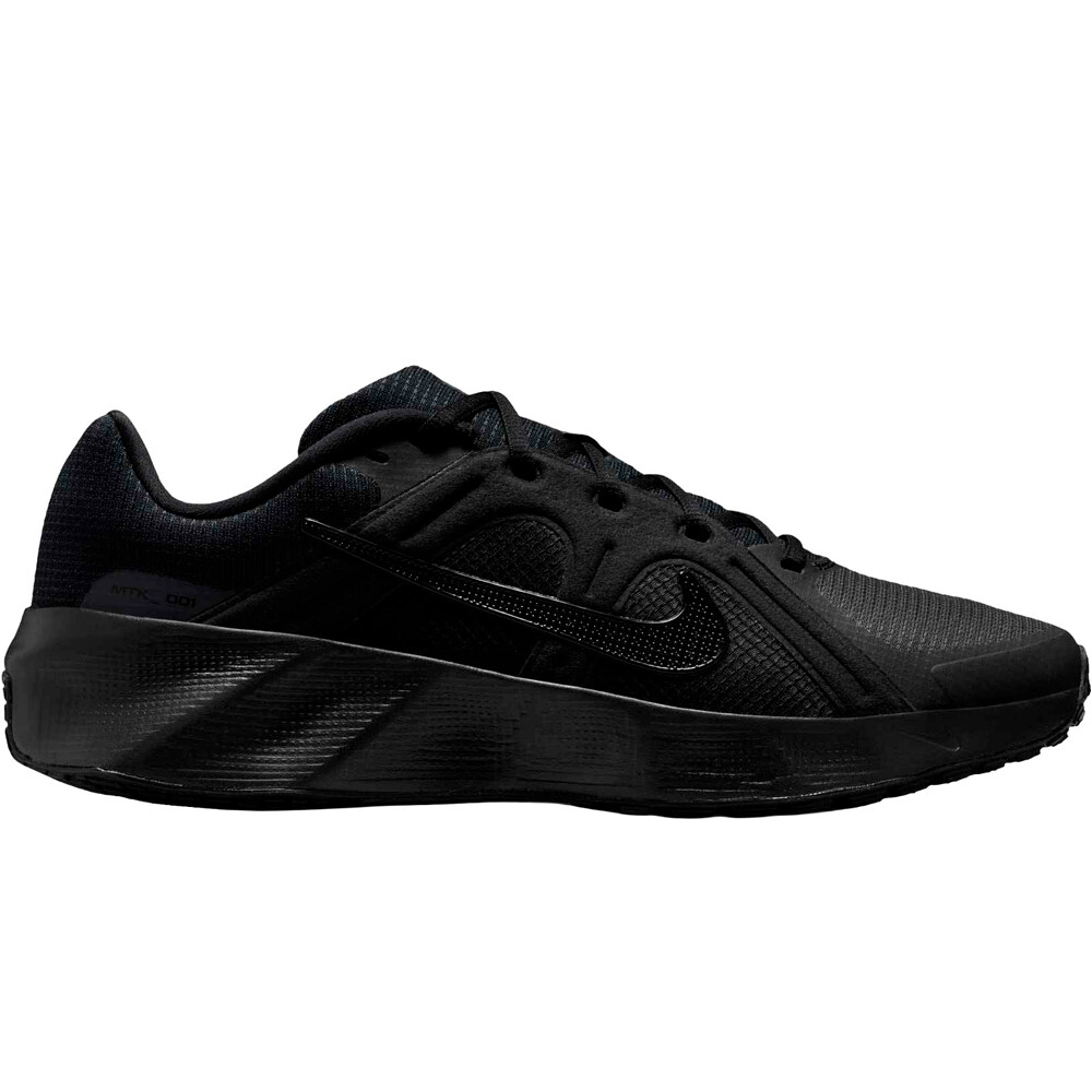 Metro tek zapatilla moda hombre Negro (42,5)