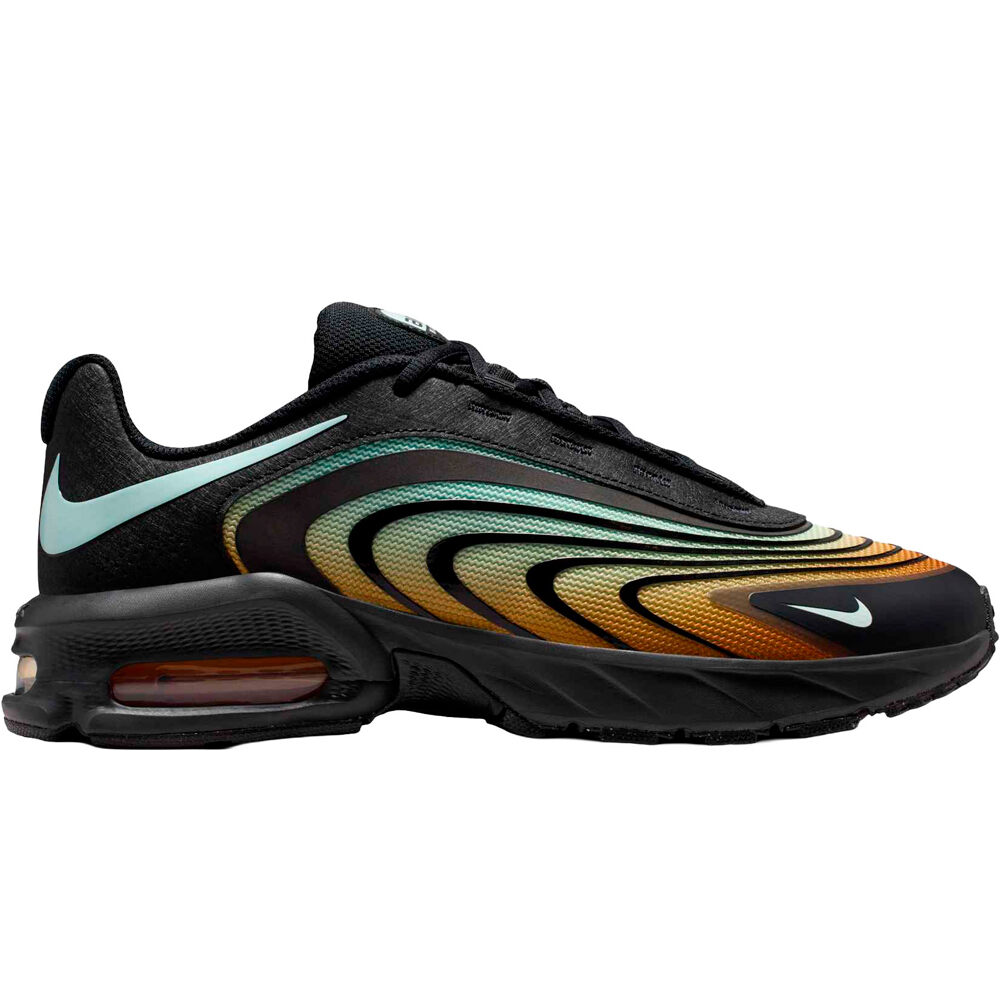 Air max fire zapatilla moda hombre Negro (40)
