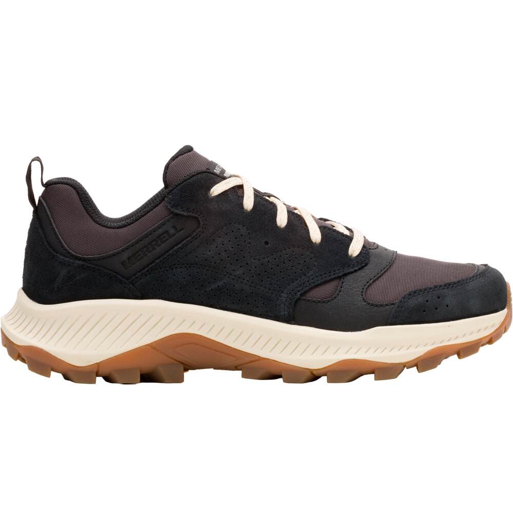 Tempo sol zapatilla trekking hombre Negro (46)