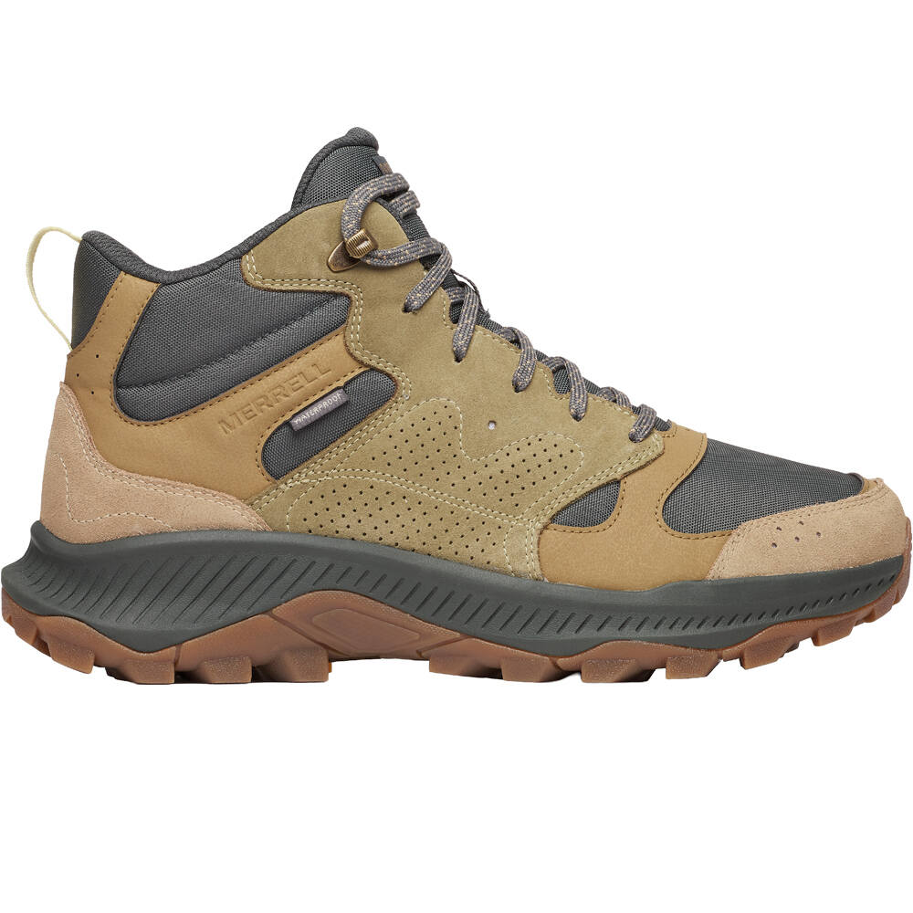 Tempo sol mid waterproof bota trekking hombre Marron (42)