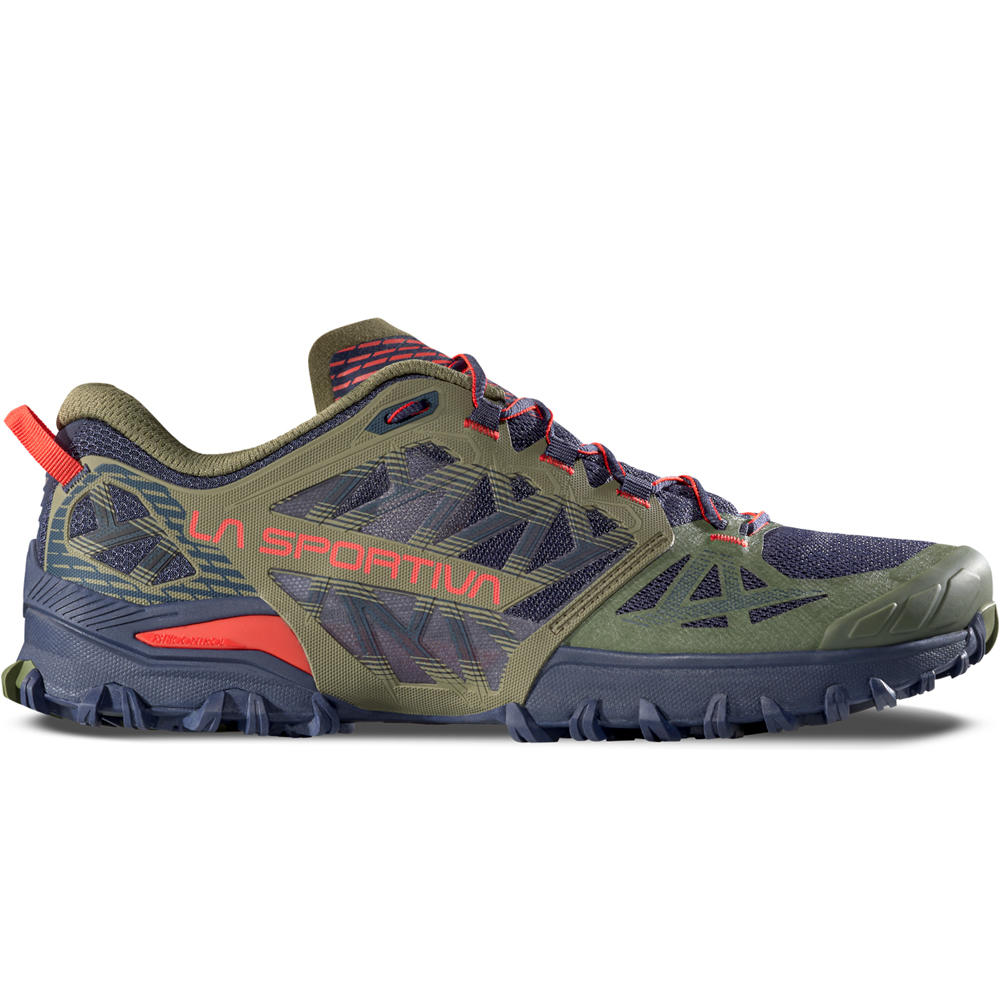 Bushido iii zapatillas trail hombre Verde (43)