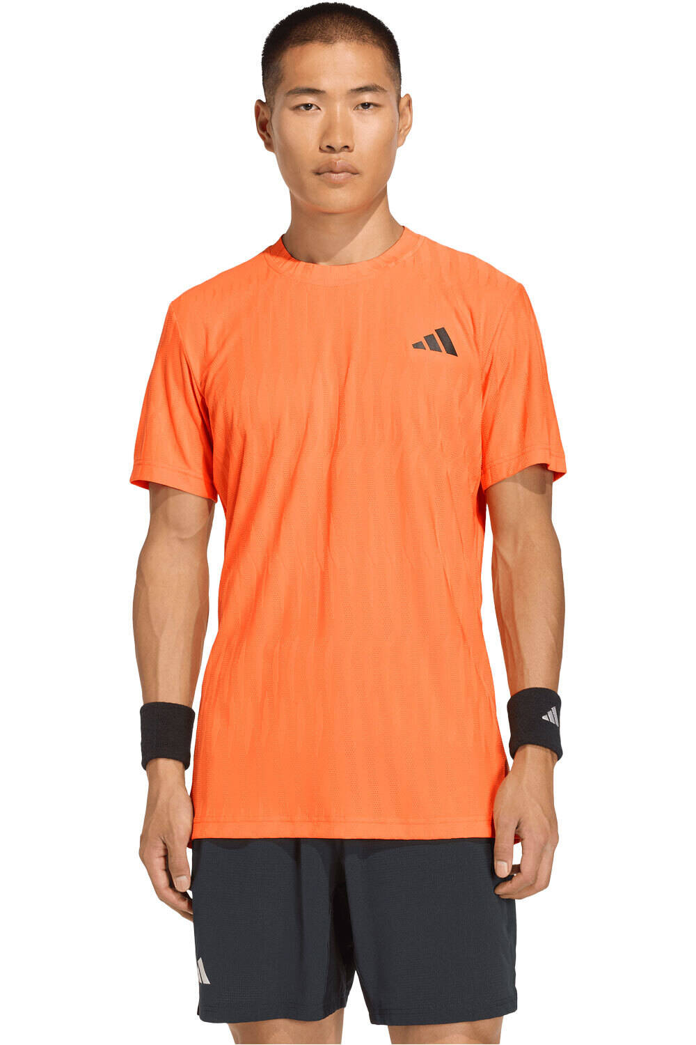T freelift camiseta tenis manga corta hombre Naranja (S)