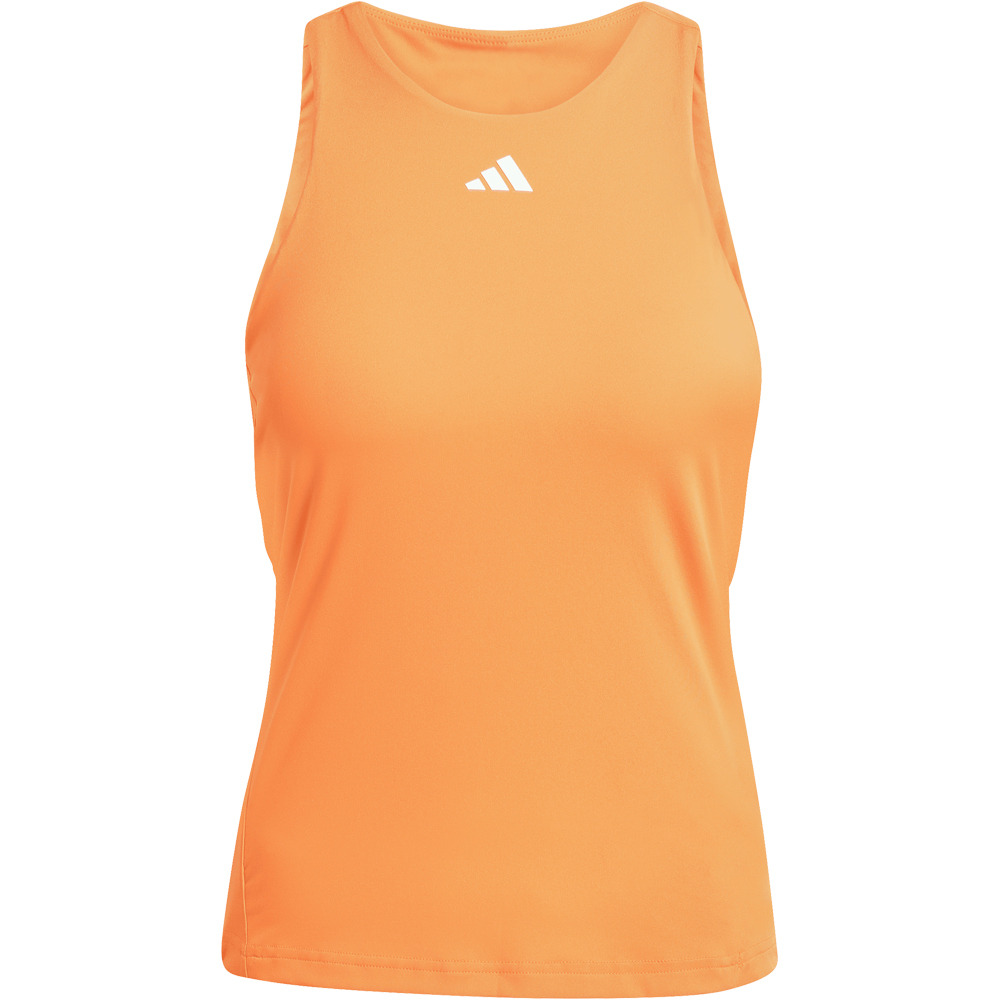 T climacool y camiseta tenis manga corta mujer Naranja (M)