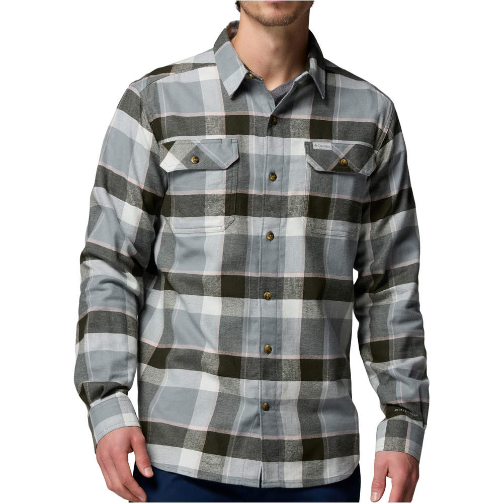 Columbia flare gun camisa montaña manga larga hombre