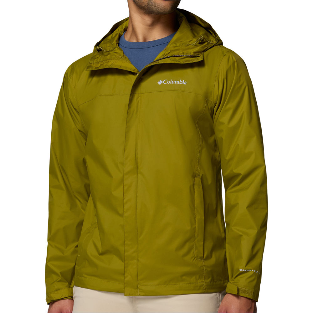 Watertight ii chaqueta impermeable hombre Verde (M)