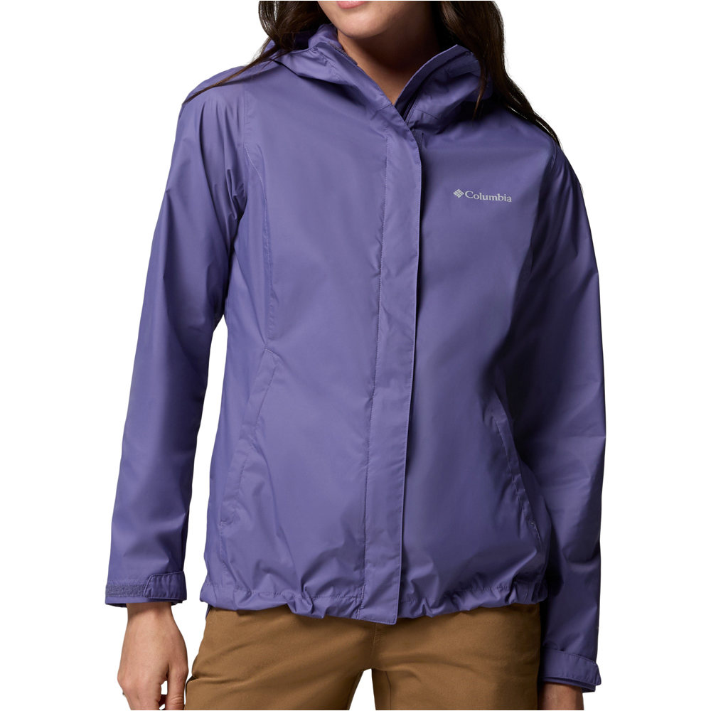 Arcadia ii chaqueta impermeable mujer Morado
