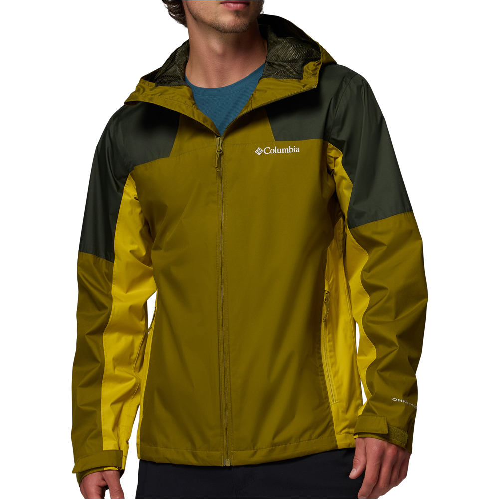 Inner limits iii chaqueta impermeable hombre Verde (XXL)