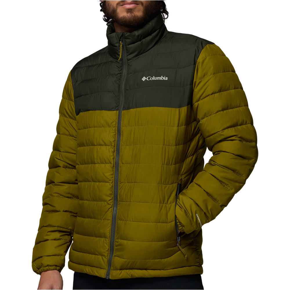 Powder lite ii chaqueta outdoor hombre Verde (XL)