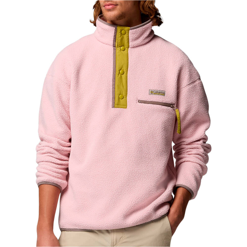 Helvetia ii forro polar hombre Rosa (XL)