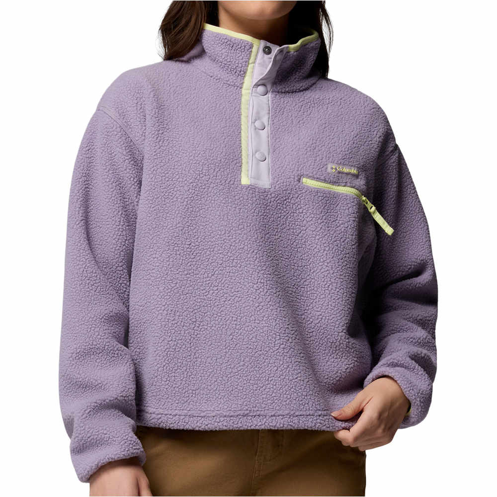 Helvetia ii forro polar mujer Morado (XS)