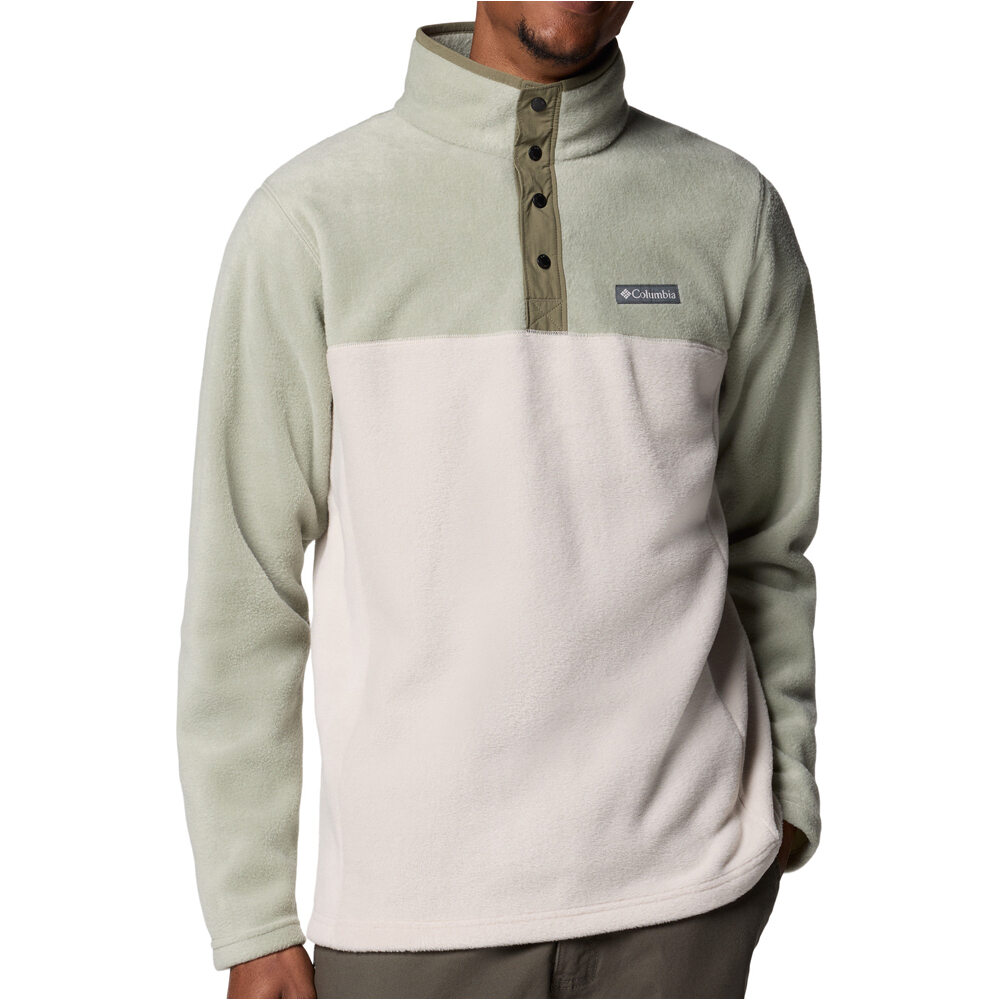 Steens mountain half snap ii forro polar hombre Marron (L)