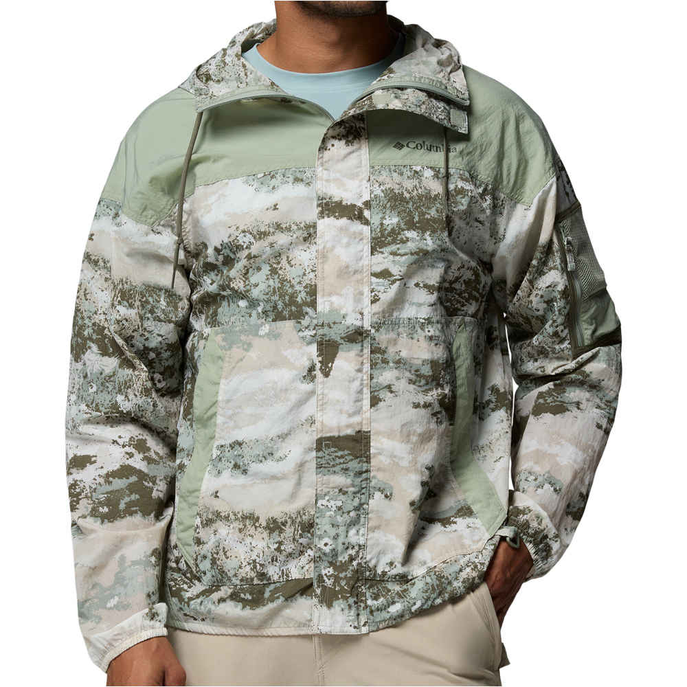 Challenger ii novelty windbreaker chaqueta softshell hombre Verde (XS)