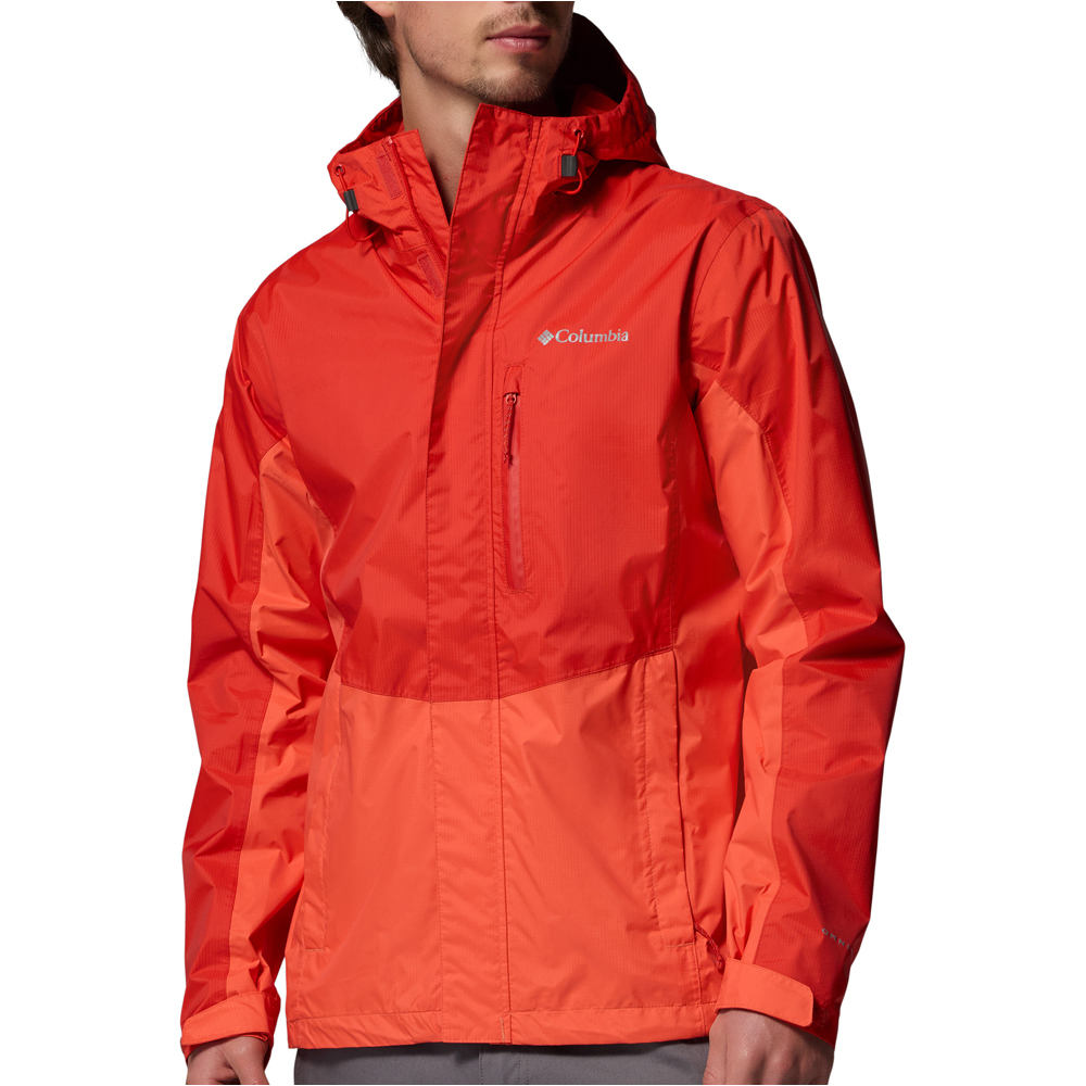 Pouring adventure iii chaqueta impermeable hombre Naranja (XXL)