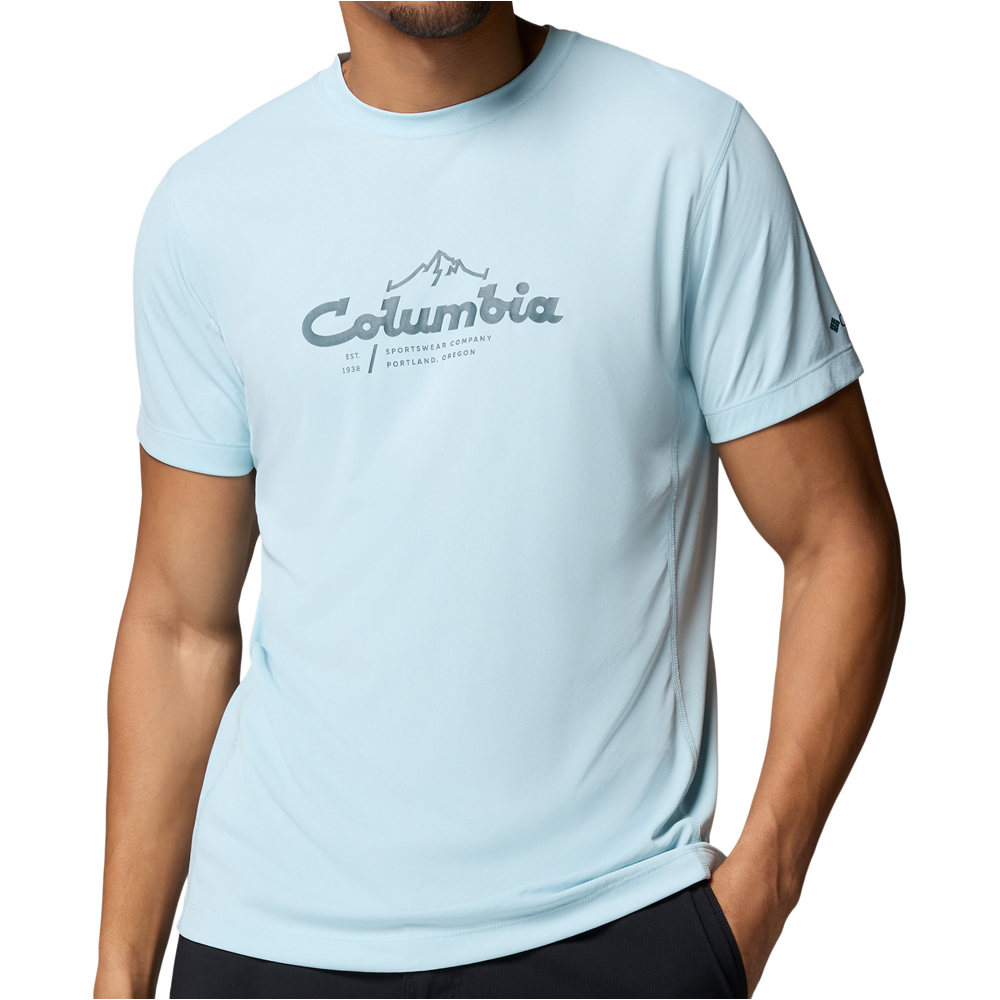 Zero rules light camiseta montaña manga corta hombre Marino (XL)