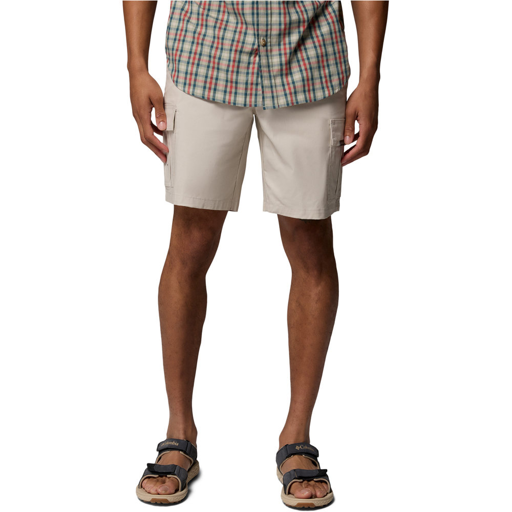 Rapid rivers pantalón corto montaña hombre Marron (34)