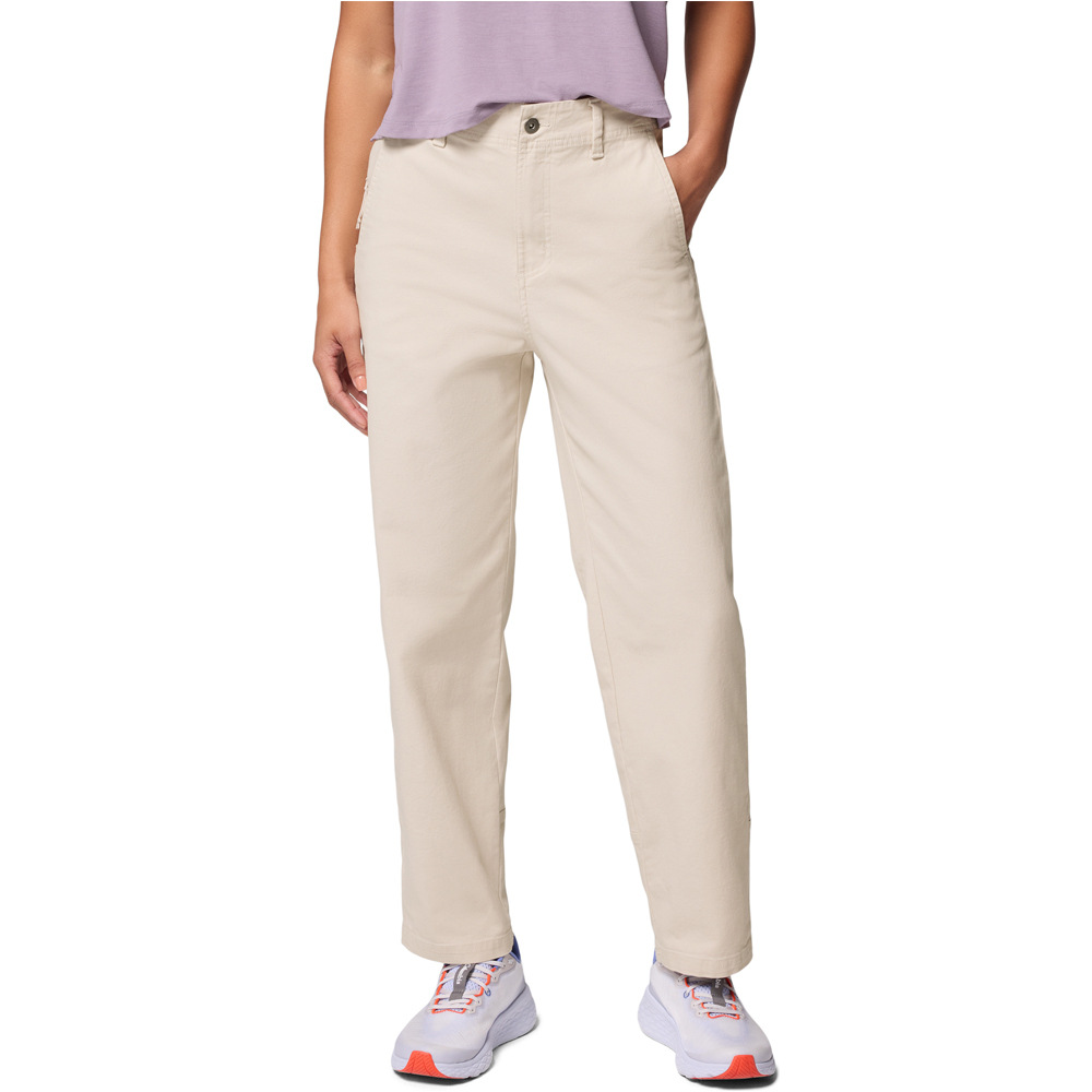Roc straight pantalón montaña mujer Marron (14)