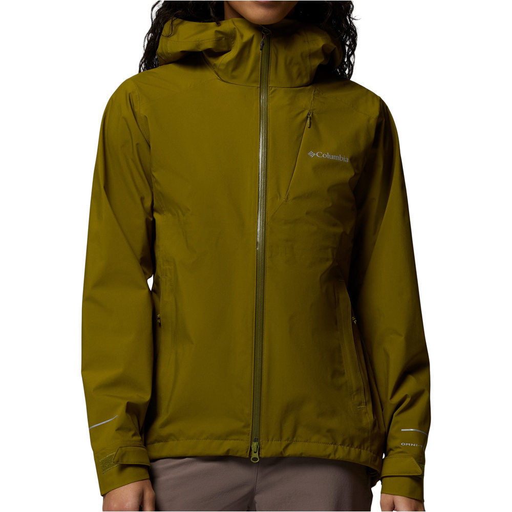 Trailborne 25l chaqueta impermeable mujer Verde (L)
