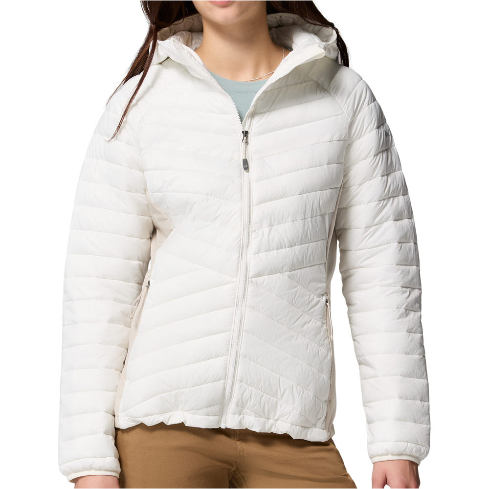 Powder pass hybrid chaqueta outdoor mujer Blanco (XL)