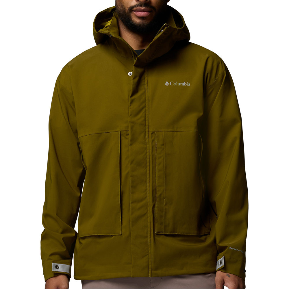 Street heights chaqueta impermeable hombre Verde (M)