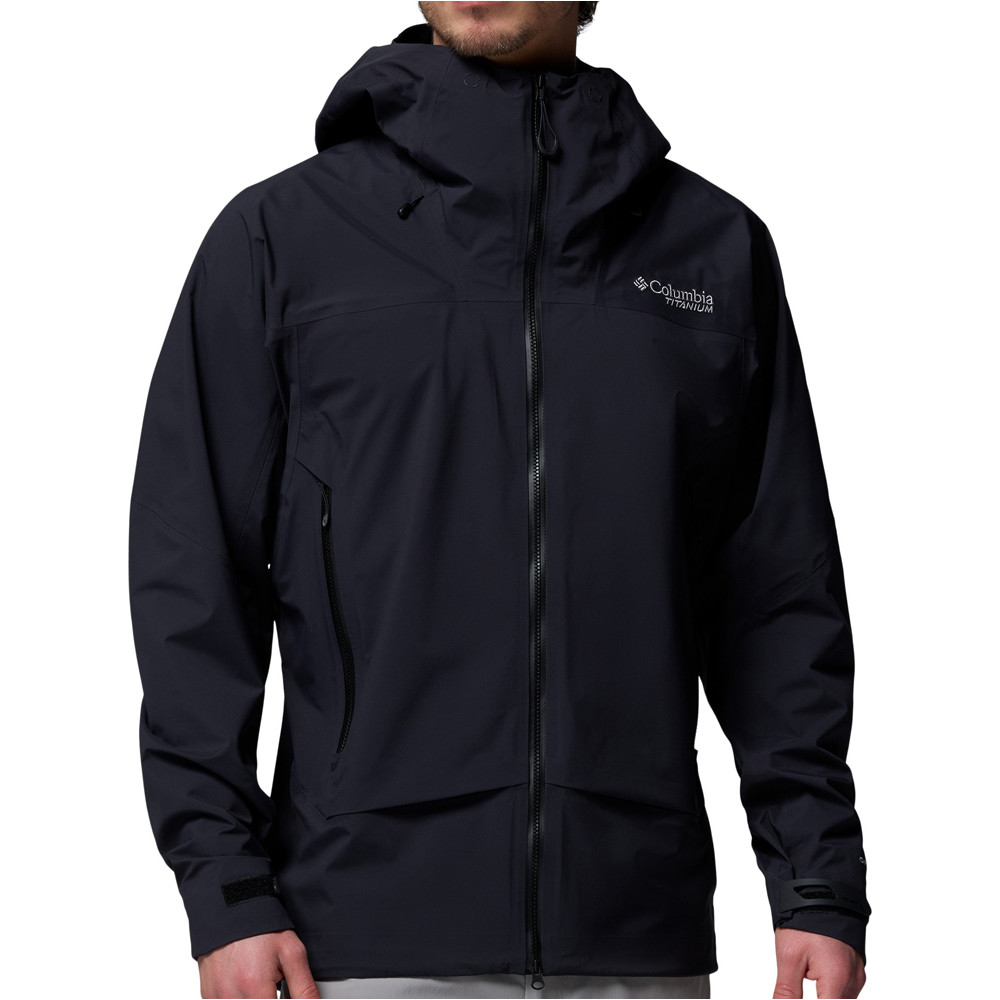 Saudan pro 3l chaqueta impermeable hombre Negro (XXL)