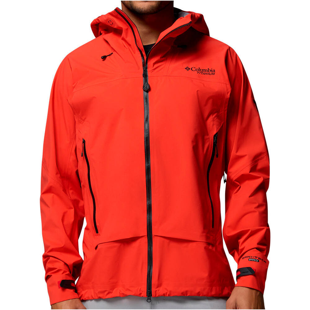 Saudan pro 3l chaqueta impermeable hombre Rojo (S)