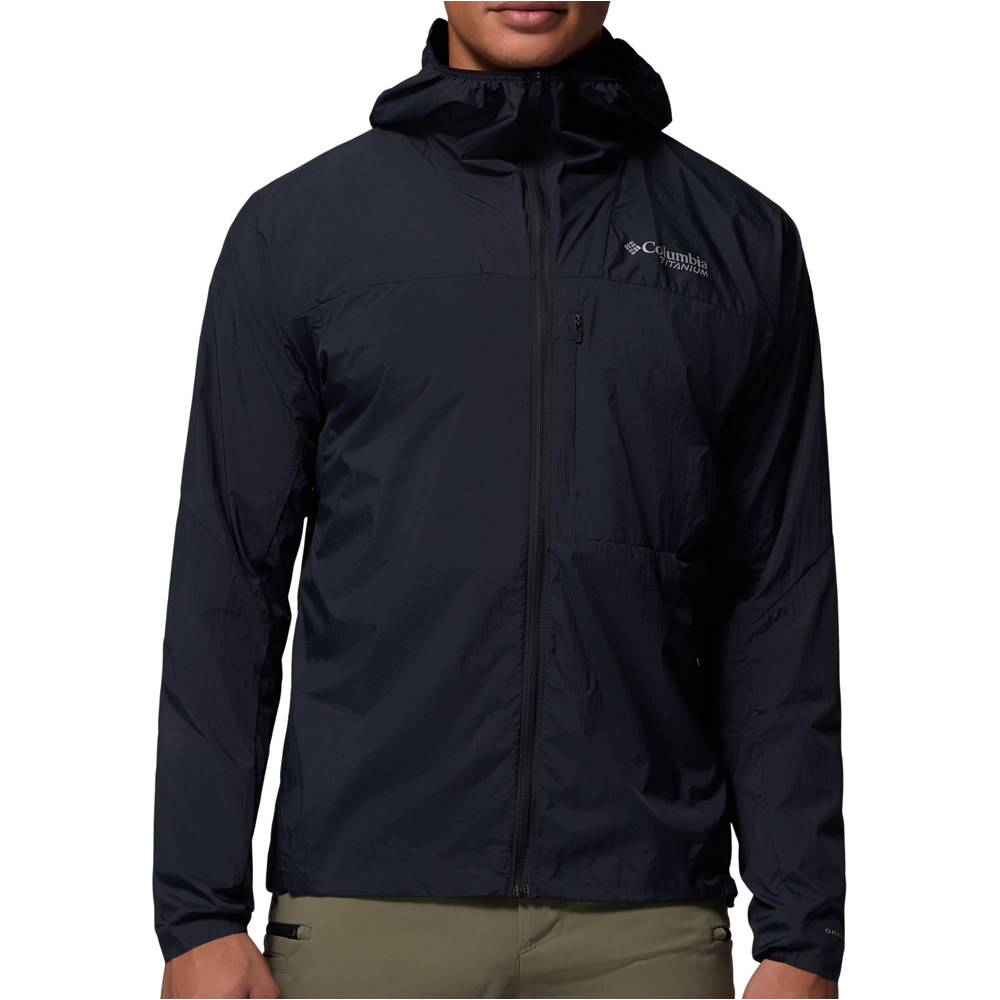Khyex pro wind chaqueta softshell hombre Negro (M)