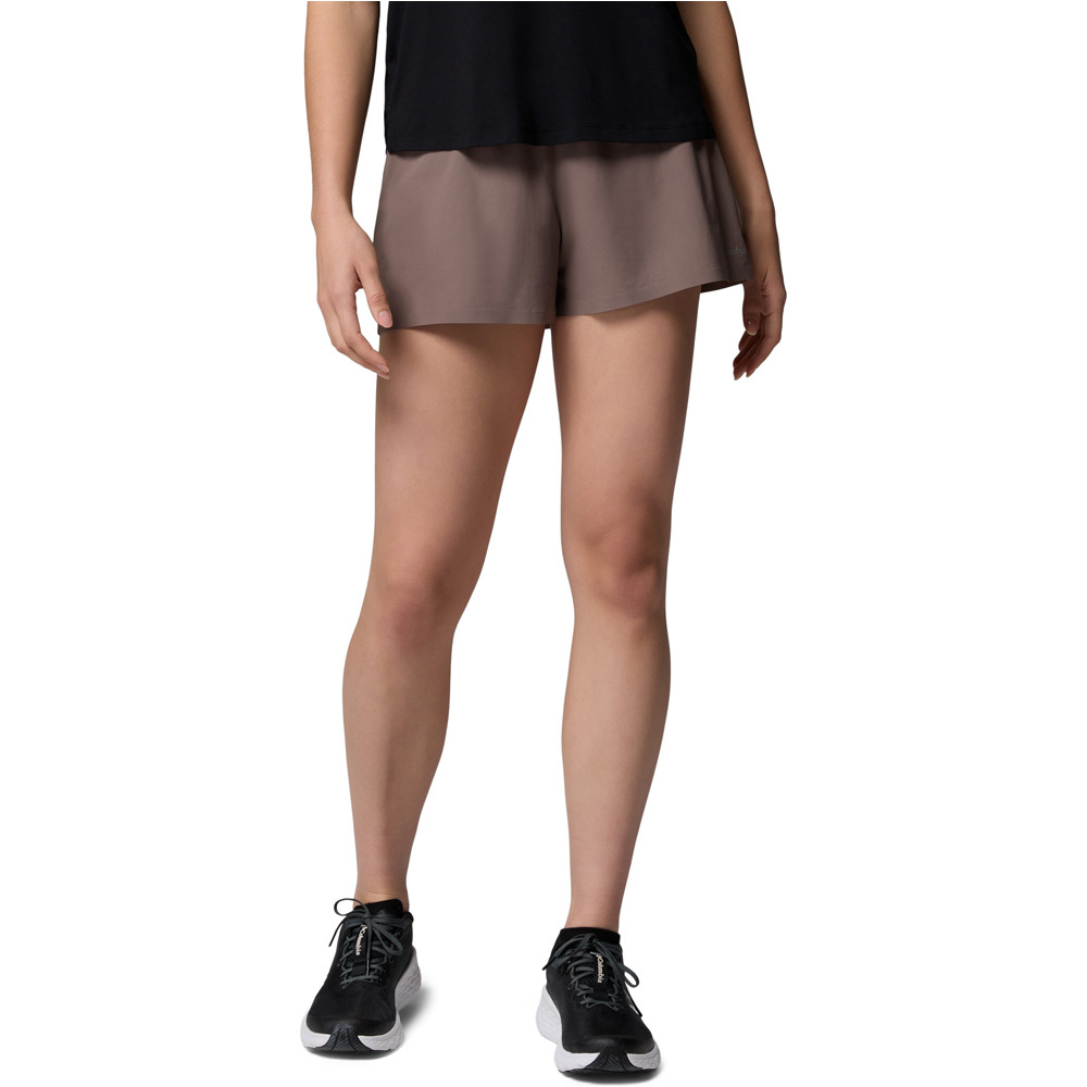 Stealth spring pantalón corto montaña mujer Marron