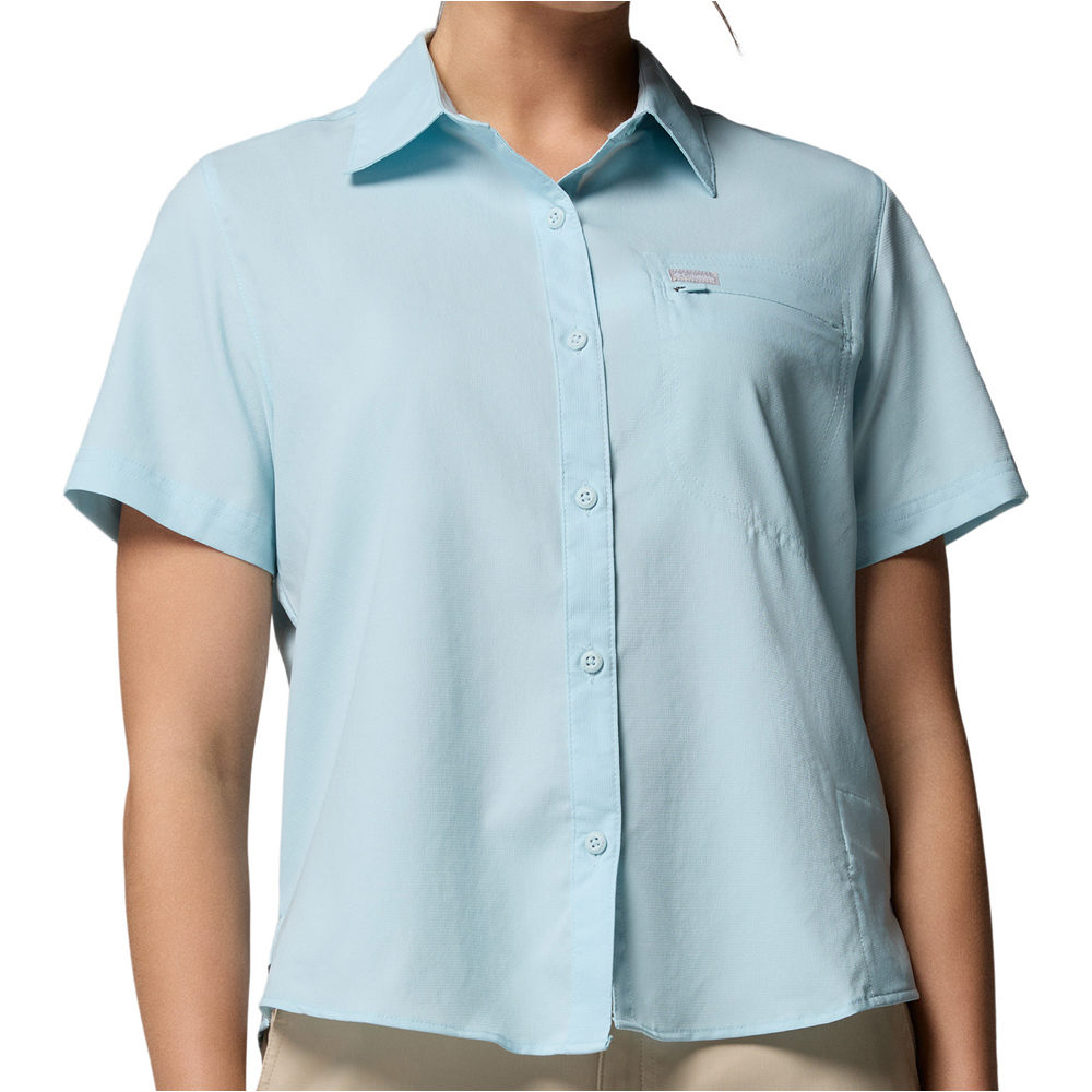 Silver ridge utility ii camisa montaña manga corta mujer Marino (S)