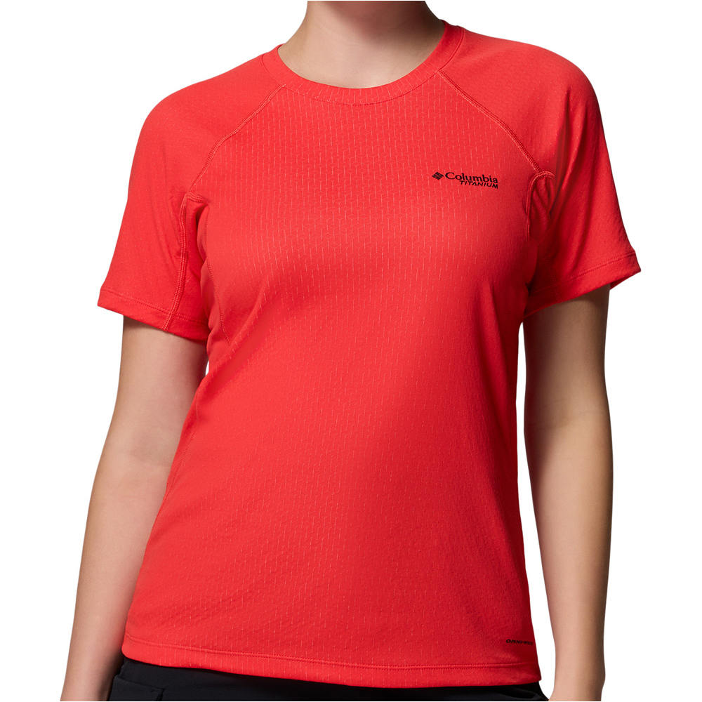 Driventure camisa montaña manga corta mujer Rosa (L)