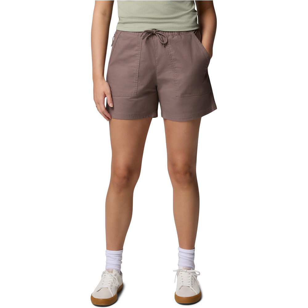 Roc ripstop pantalón corto montaña mujer Marron