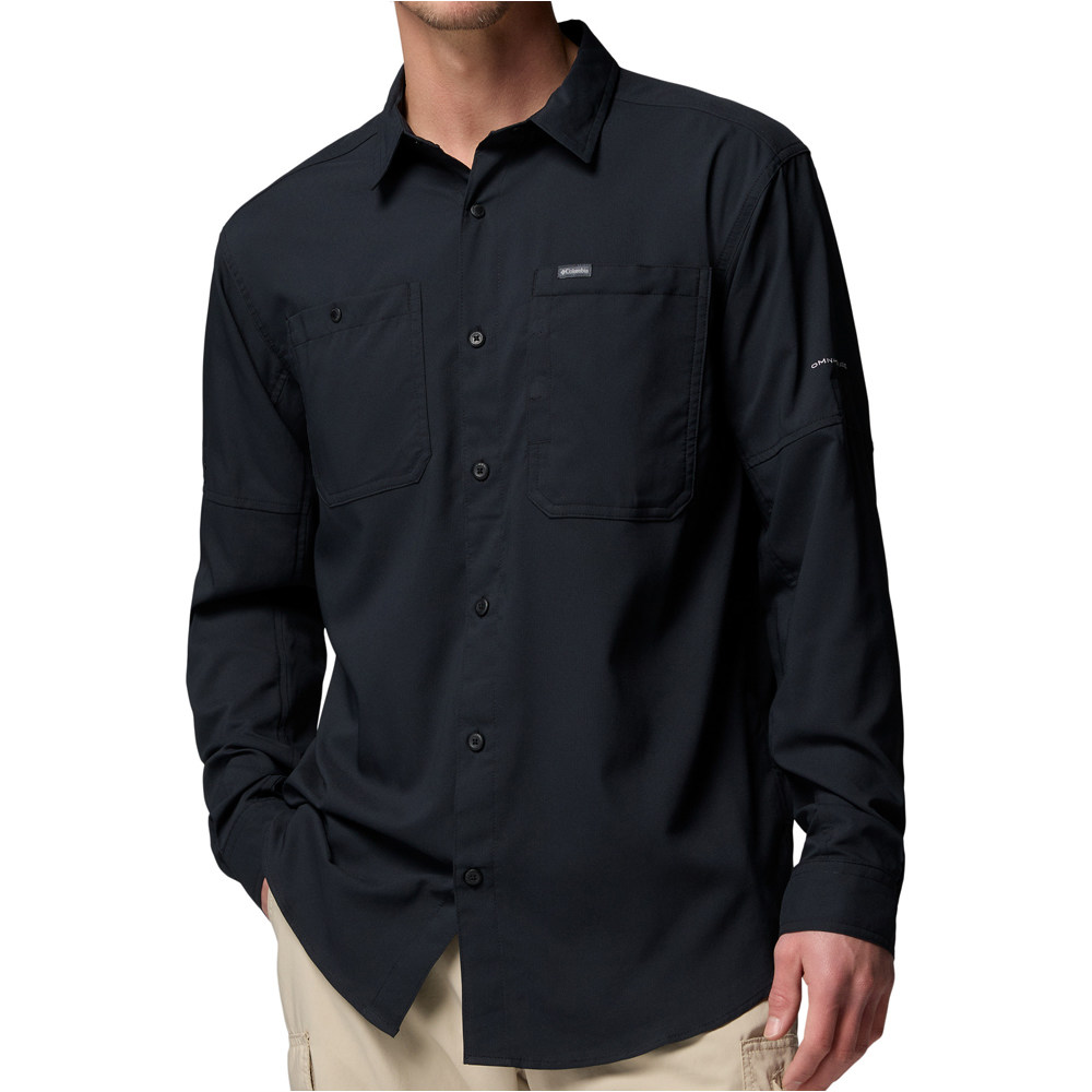 Columbia silver ridge utility ii camisa montaña manga larga hombre