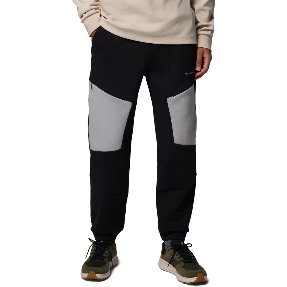 Tech spacer pantalón montaña hombre Negro (XL)