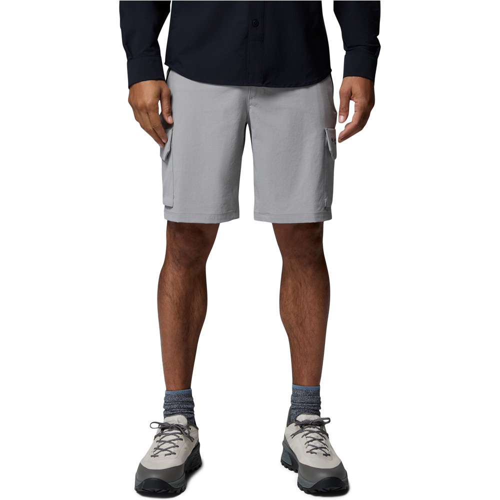 Silver ridge elite pantalón corto montaña hombre Gris (32)