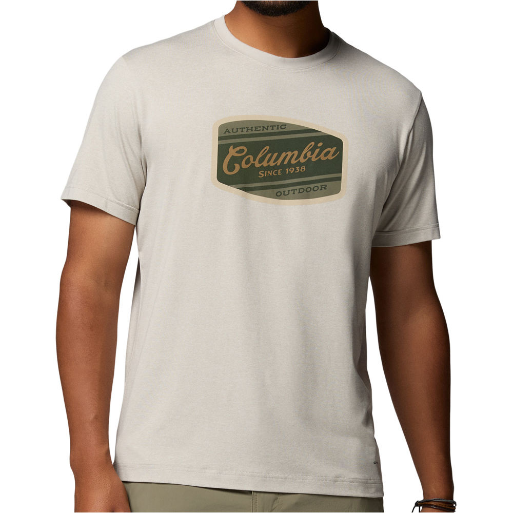 Parsons point camiseta montaña manga corta hombre Marron (L)