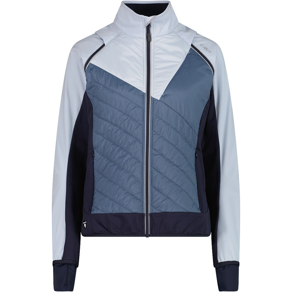 Woman jacket with detachable sleeves chaqueta softshell mujer Azul (44)