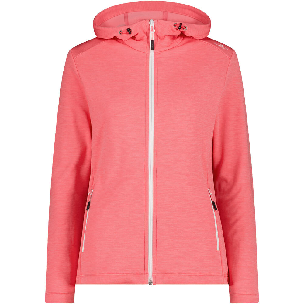 Woman jacket fix hood Sudaderas Montaña Mujer Naranja (36)