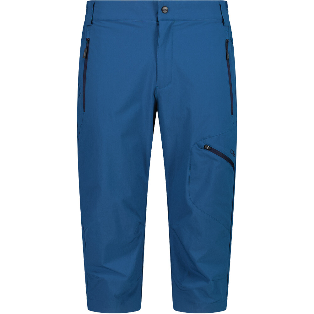 Man capri pantalón corto montaña hombre Azul (48)