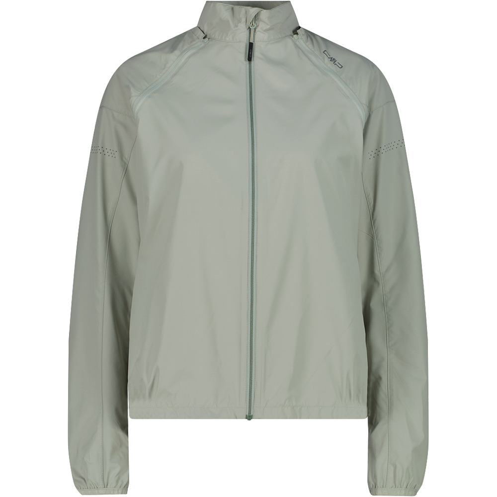 Woman jacket with detachable sleeves cortavientos ciclismo mujer Verde (40)