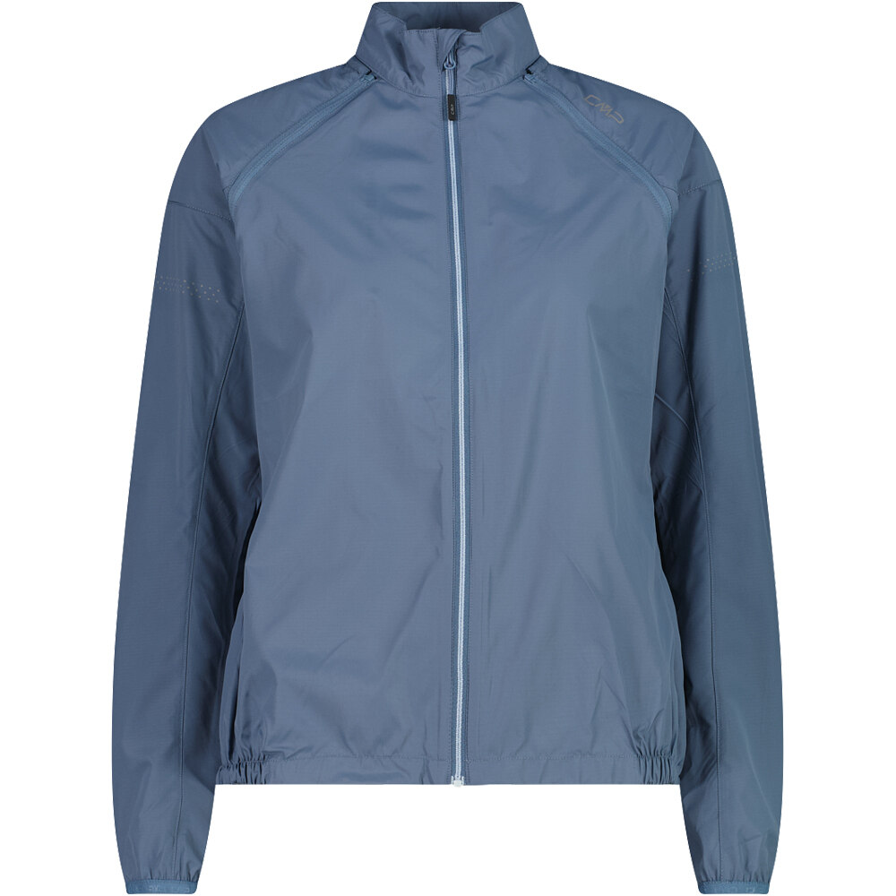 Woman jacket with detachable sleeves cortavientos ciclismo mujer Azul (40)