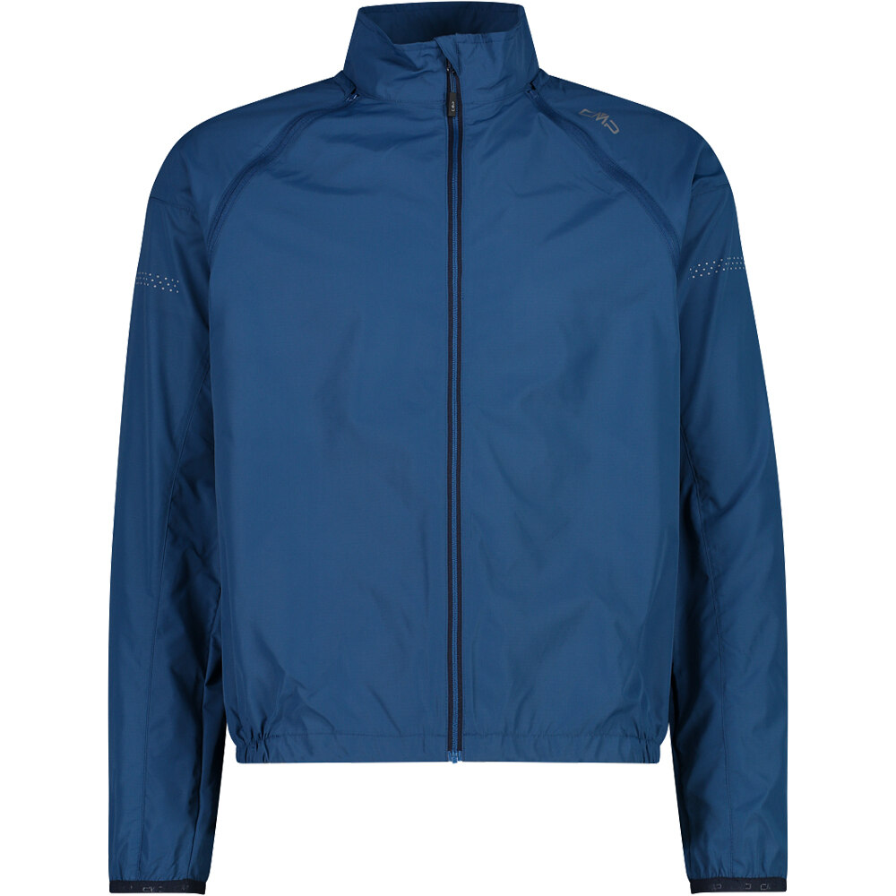 Man jacket with detachable sleeves cortavientos ciclismo hombre Azul (50)