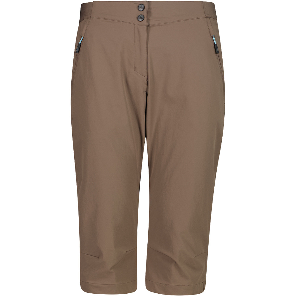 Woman capri pant pantalón montaña mujer Marron (42)