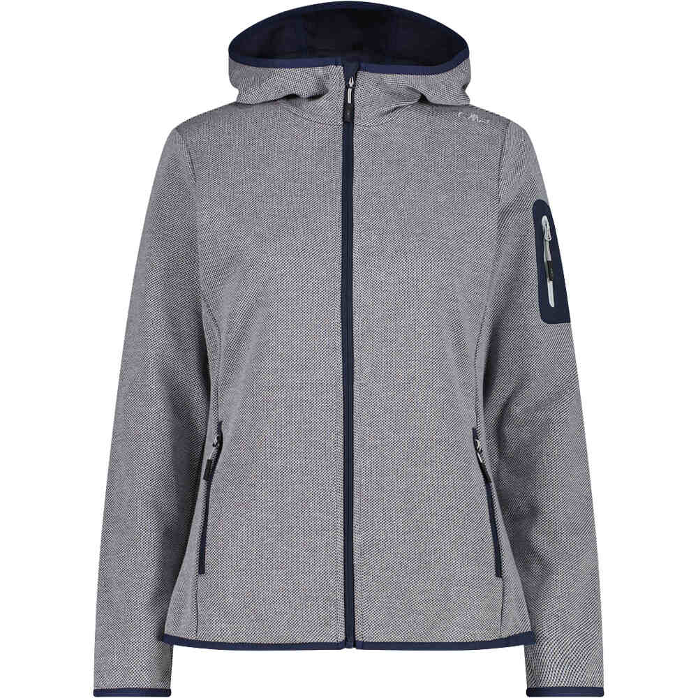 Woman jacket fix hood chaqueta outdoor mujer Azul (46)