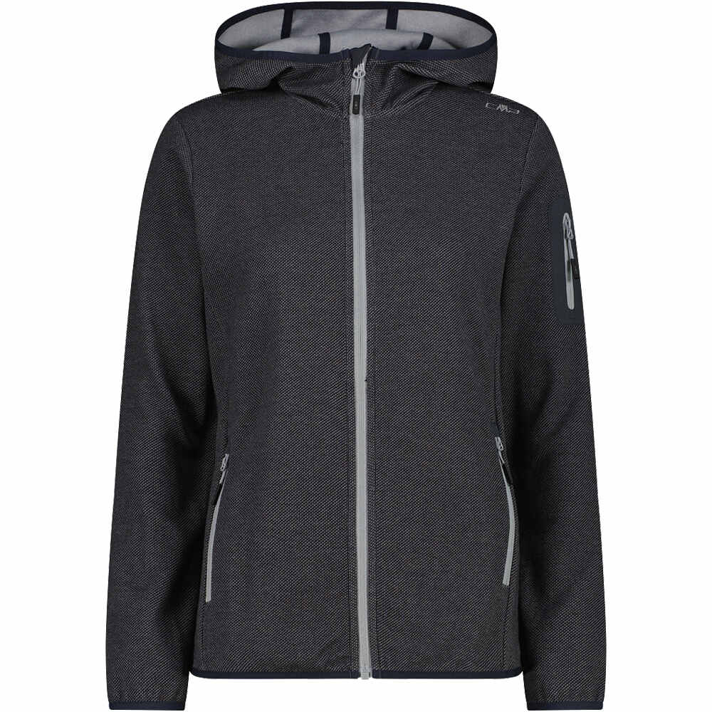 Woman jacket fix hood chaqueta outdoor mujer Negro (36)
