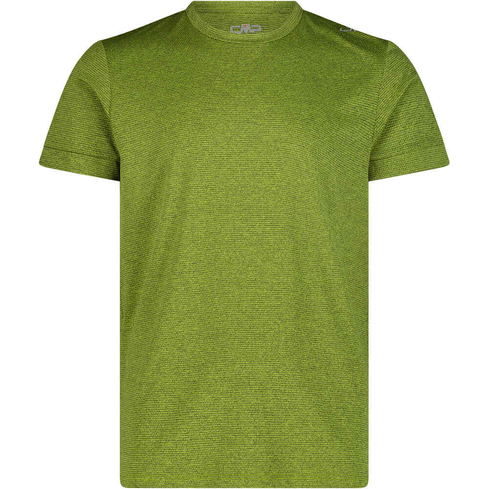 Man t-shirt camiseta montaña manga corta hombre Verde (56)