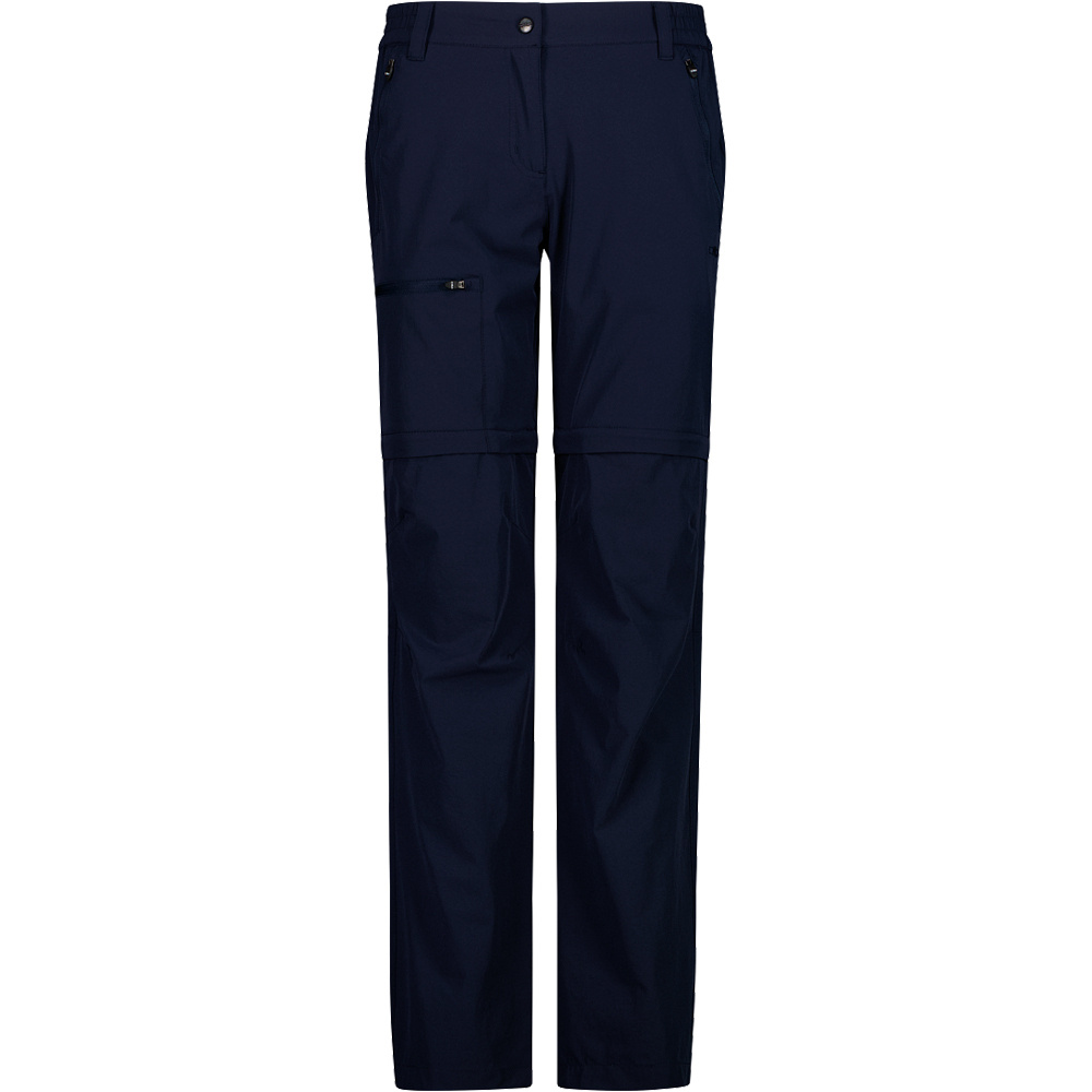 Woman zip off pant pantalón montaña mujer Marino (36)