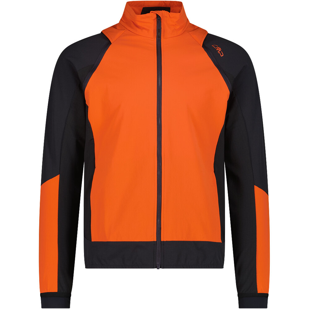Man jacket with detachable sleeves chaqueta outdoor hombre Naranja (50)