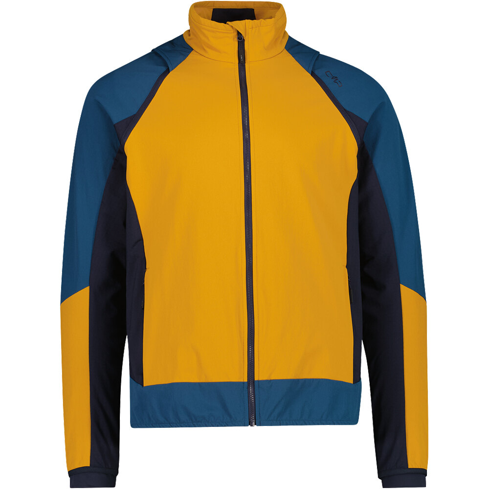 Man jacket with detachable sleeves chaqueta outdoor hombre Naranja (54)
