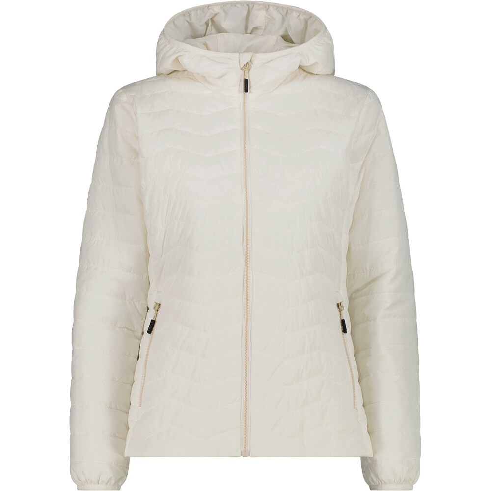 Woman jacket fix hood chaqueta outdoor mujer Blanco (34)