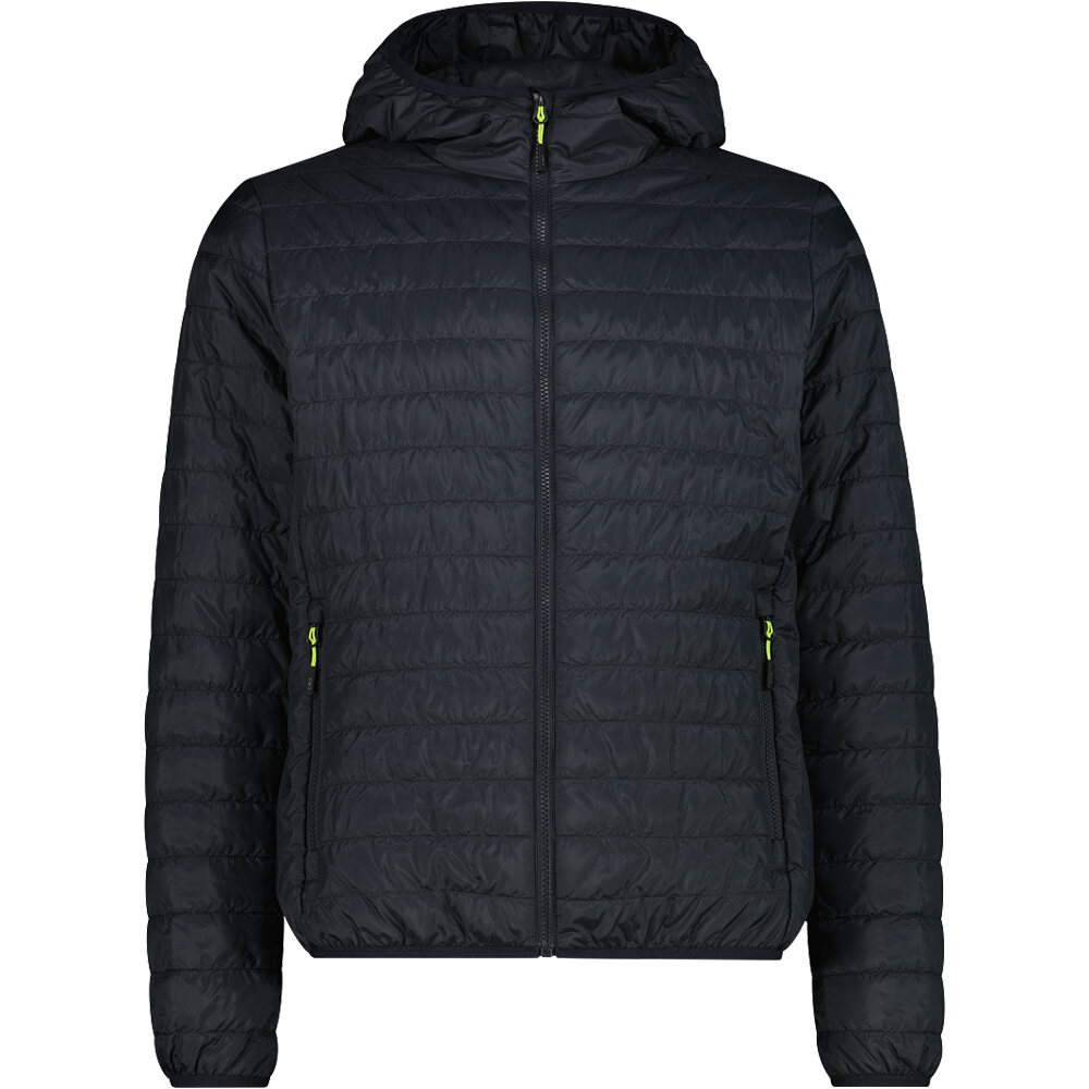Man jacket fix hood chaqueta outdoor hombre Gris (56)